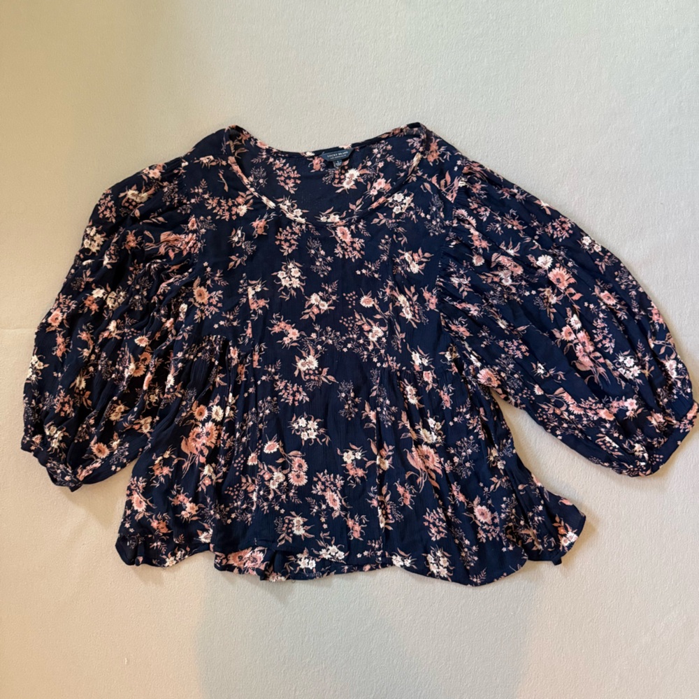 Lucky Brand Floral Patterned Top